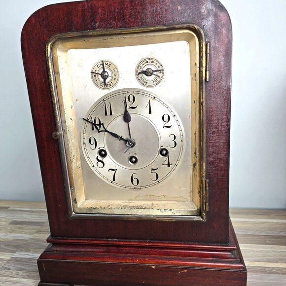1913 Mantel Clock Junghans German Westminster Chime